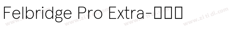 Felbridge Pro Extra字体转换 Felbridge Pro Extra字体转换